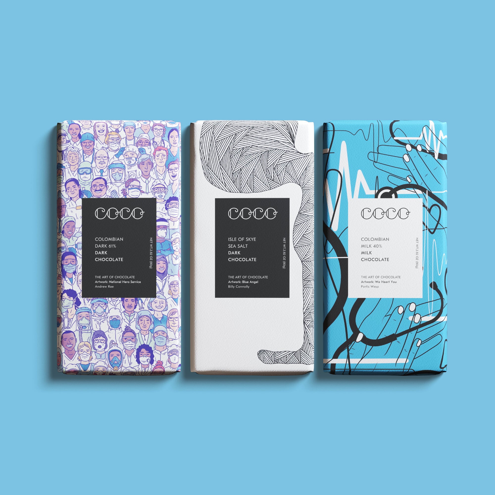 THANK YOU NHS | COCO Chocolatier, Billy Connolly, Andrew Rae