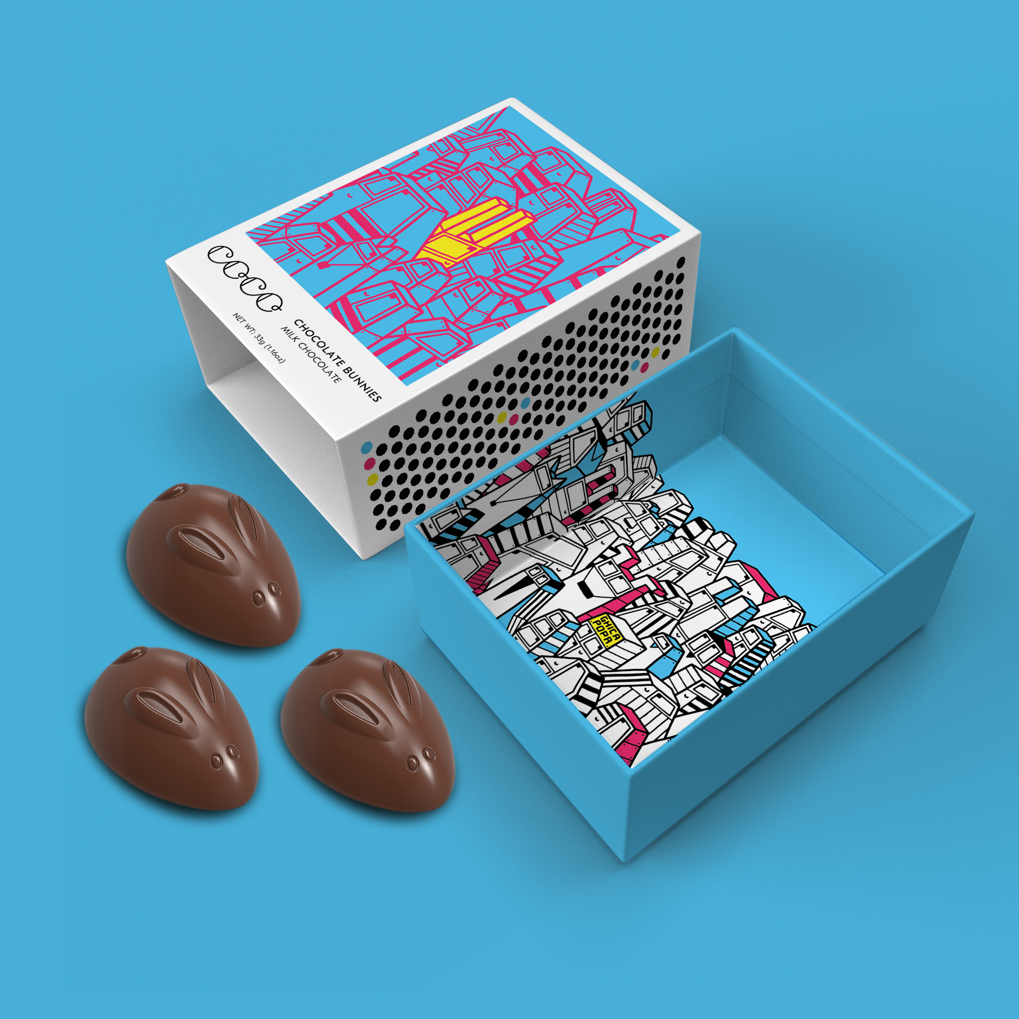 Milk Chocolate Rabbit Matchbox – COCO - The Art of Chocolate
