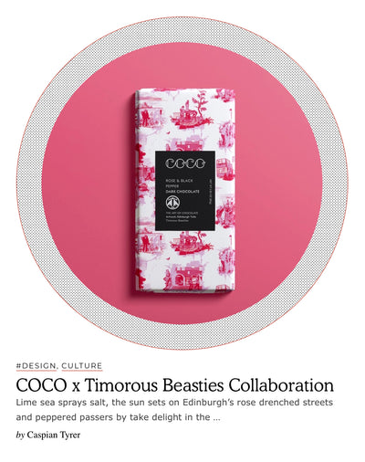 Cent Magazine covers COCO Chocolatier x Timorous Beasties